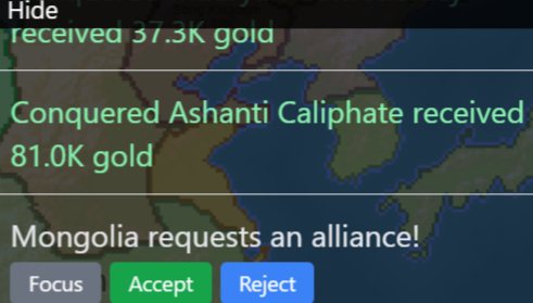 Event panel