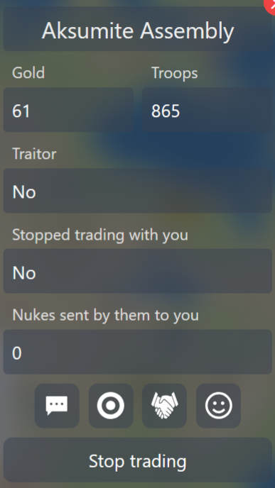 Enemy info panel
